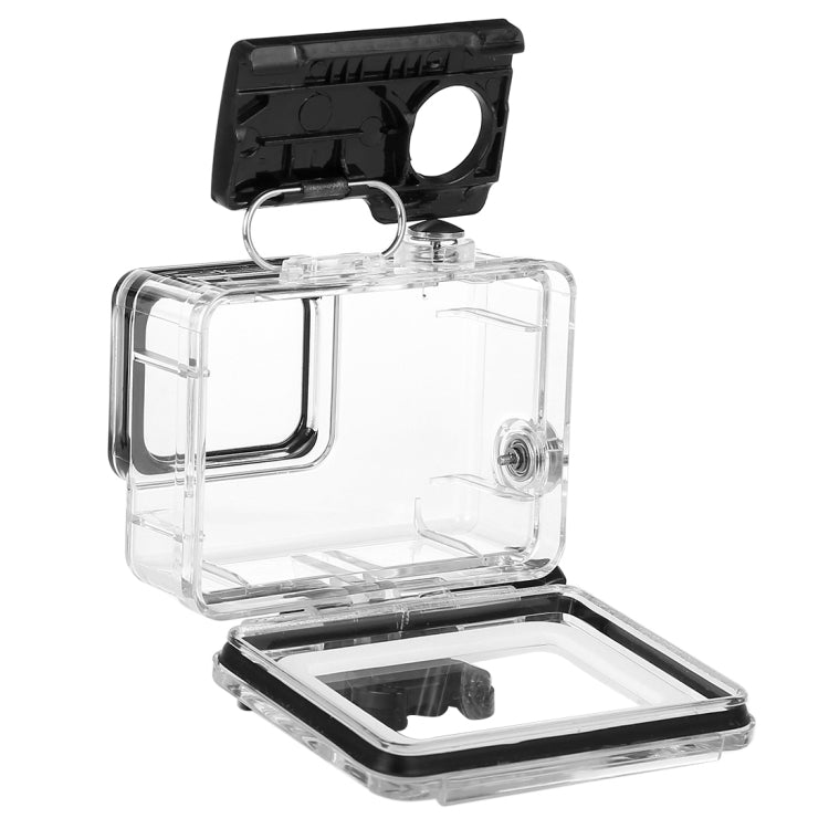 PULUZ 45m Underwater Waterproof Housing Diving Case for GoPro HERO7 Silver / HERO7 White, with Buckle Basic Mount & Screw, For HERO7