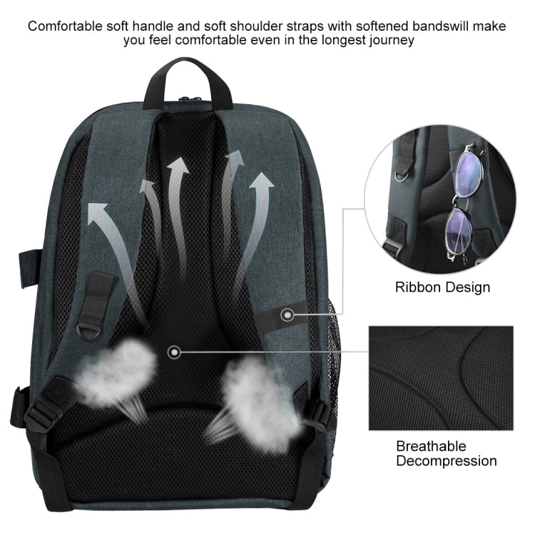 PULUZ Outdoor Portable Waterproof Scratch-proof Dual Shoulders Backpack Handheld PTZ Stabilizer Camera Bag with Rain Cover for Digital Camera, DJI Ronin-SC / Ronin-S, Backpack(Black RU), Backpack(Grey RU), Backpack(Grey), Backpack(Blue), Backpack(Black...