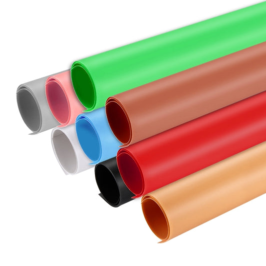 PULUZ Photography Background PVC Paper Kits for Studio Tent Box, Size: 121cm x 58cm, Backdrop 60cm(Red), Backdrop 60cm(Blue), Backdrop 60cm(B)