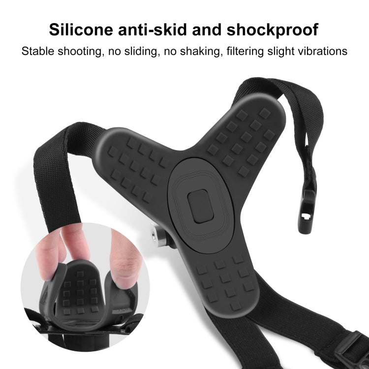 PULUZ Motorcycle Helmet Chin Strap Mount for GoPro, DJI Osmo Action and Other Action Cameras, Helmet Chin Strap (Black), Helmet Chin Strap (Blue), Helmet Chin Strap (Orange)
