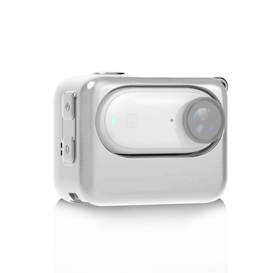 For Insta360 GO 3 PULUZ Camera Charging Case Silicone Case, Charging Case Case (White), Charging Case Case (Black)