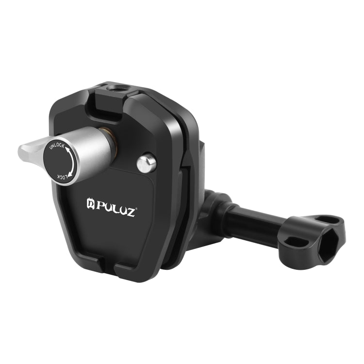 PULUZ Motorcycle Windshield Action Camera Mount Clip for GoPro Hero12 Black / DJI Osmo Action 4 / Insta360 X4 / Ace Pro and Other Action Cameras, Windshield Clip I