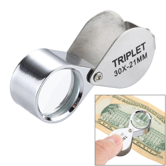 Mini Portable 30X Jewelry Magnifier, 30X