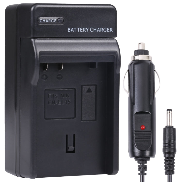 Digital Camera Battery Car Charger for Nikon ENEL15, ENEL15