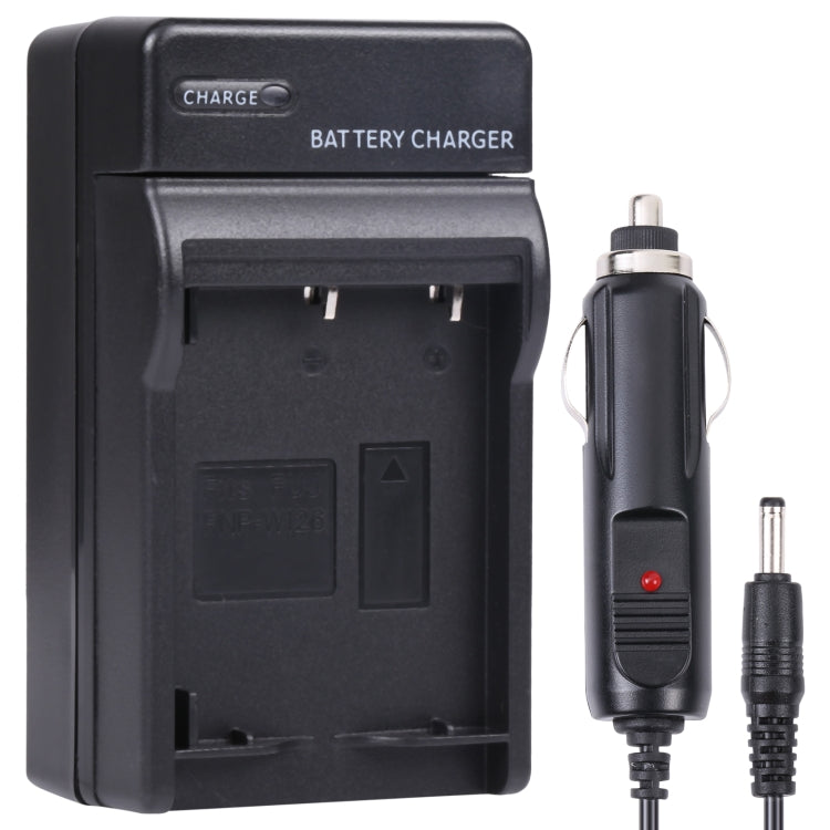 Digital Camera Battery Car Charger for FUJI FNP-W126, NP-W126