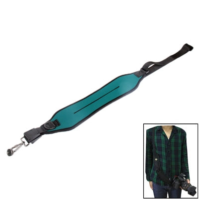 Anti-Slip Elastic Neoprene Quick Sling Strap for Camera, Deep Green, Gray
