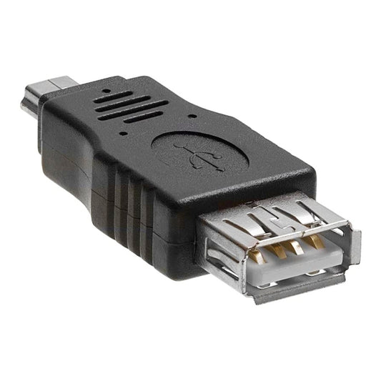 10 PCS USB Female to Mini USB Male Adapter, 10 Pcs USB Female