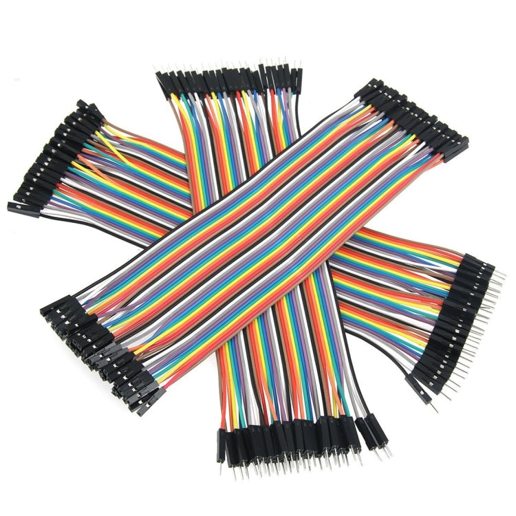 40 PCs Breadboard Male to Male / Male to Female / Female to Female Jumper Cable (120 PCs per package), Male to Male (40 PCS)