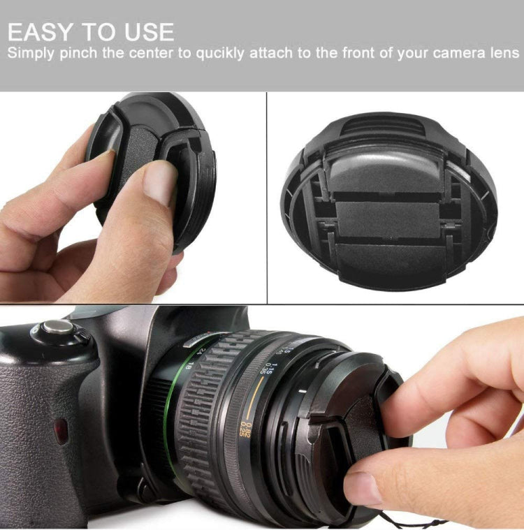 77mm Center Pinch Camera Lens Cap, 77mm