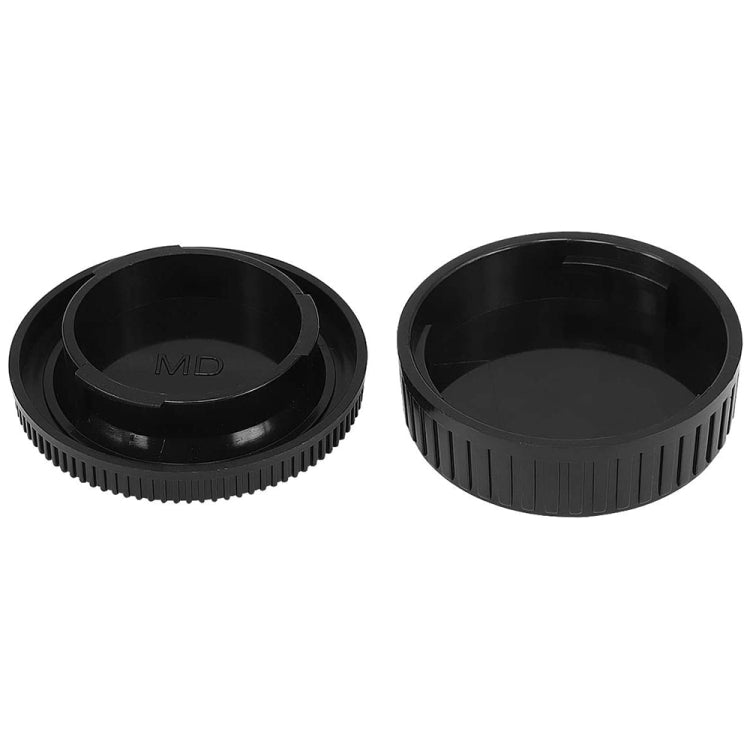 Camera Body Cover & Rear Lens Cap for Minolta MD, for Minolta MD