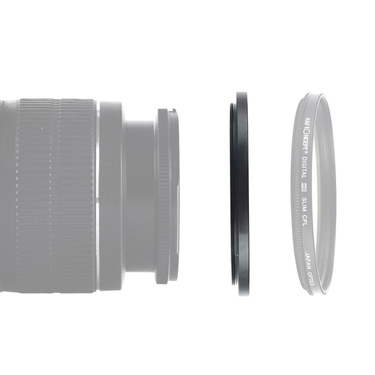 52mm-55mm Lens Stepping Ring, 52mm-55mm