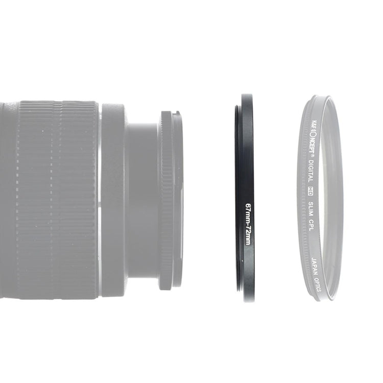 67mm-72mm Lens Stepping Ring, 67mm-72mm