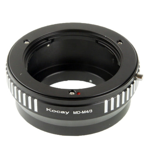 MD Lens to M4/3 Lens Mount Stepping Ring, For Olympus M4/3 (Black)