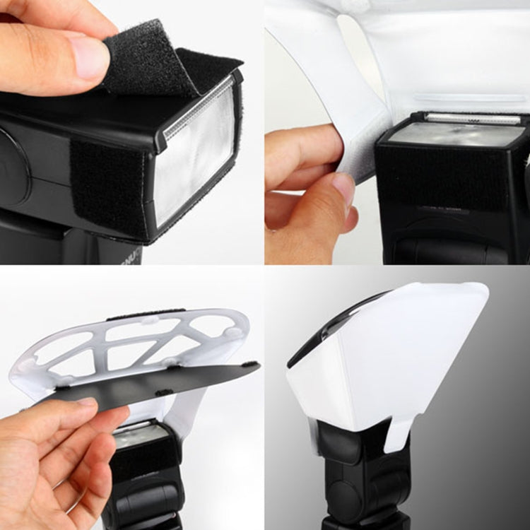 FB-20 Universal Camera Top Flash Light Speedlite Bounce Focus Flash Diffuser, FB-20