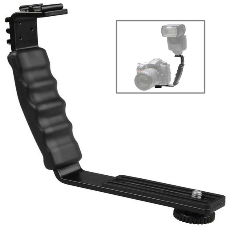 Universal Professional Flash Metal Bracket Mount for DSLR Digital Camera / Camera, L-bracket