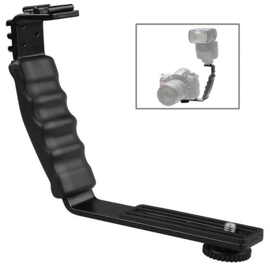 Universal Professional Flash Metal Bracket Mount for DSLR Digital Camera / Camera, L-bracket