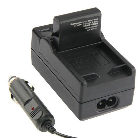 Digital Camera Battery Car Charger for GoPro HERO4 AHDBT-401, Car Charger