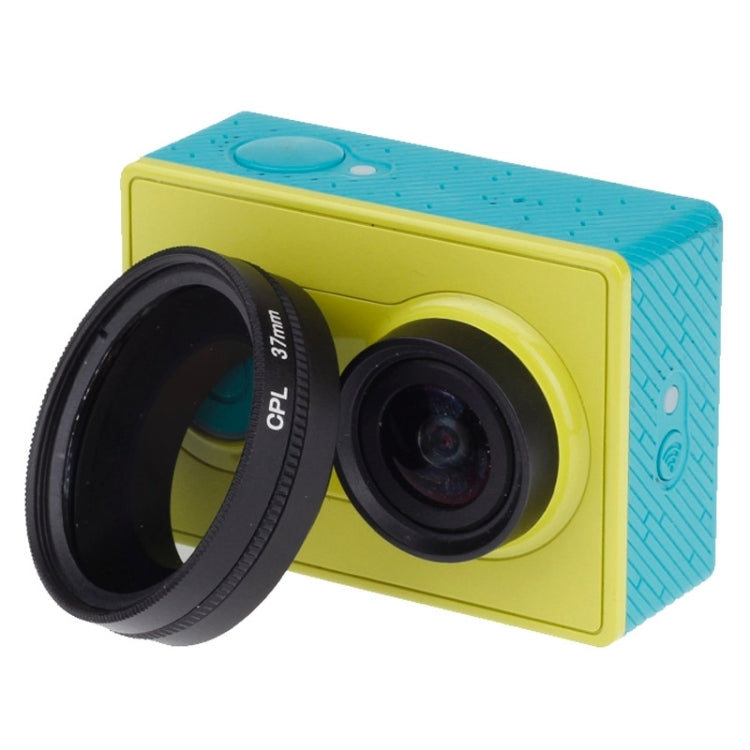 37mm CPL Filter Circular Polarizer Lens Filter with Cap for Xiaomi Xiaoyi 4K+ / 4K, Xiaoyi Lite, Xiaoyi Sport Camera, 37mm CPL Filter