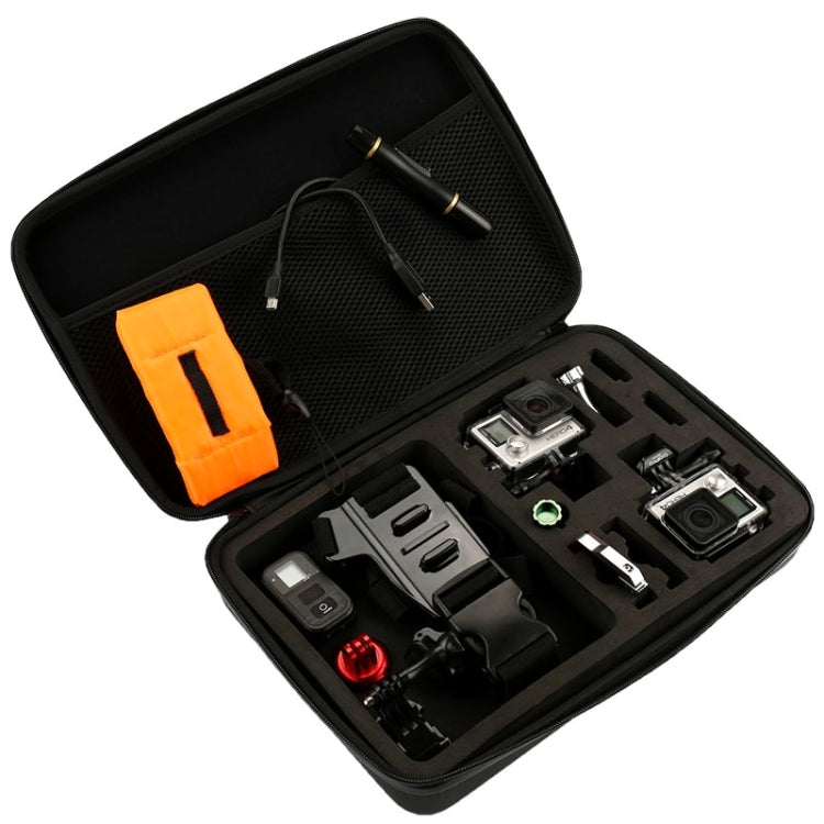 Shockproof Waterproof Portable Travel Case for GoPro, Insta360, DJI and Other Action Cameras Accessories, Size: 32cm x 22cm x 7cm, Size: 32cm x 22cm x 7cm
