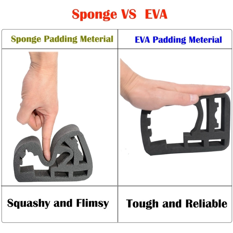 Shockproof Waterproof Portable Travel Case for GoPro, Insta360, DJI and Other Action Cameras Accessories, Size: 32cm x 22cm x 7cm, Size: 32cm x 22cm x 7cm