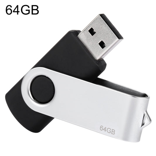 64GB Twister USB 2.0 Flash Disk(Black), 64GB/Black