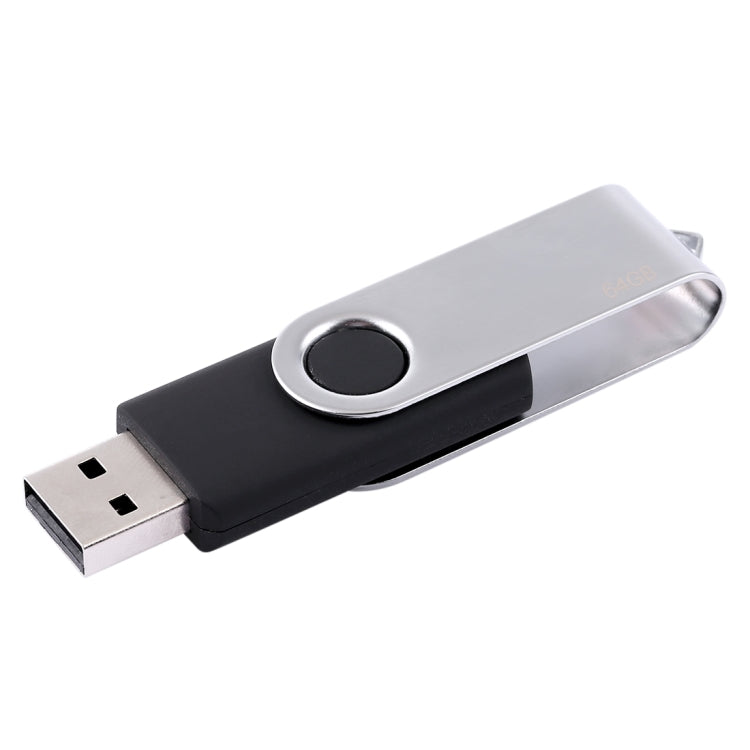 64GB Twister USB 2.0 Flash Disk(Black), 64GB/Black