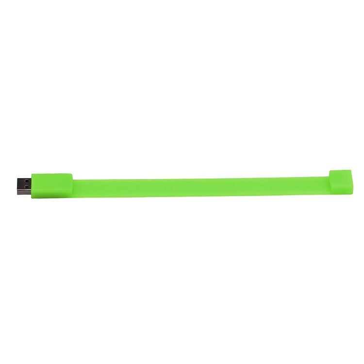 4GB Silicon Bracelets USB 2.0 Flash Disk, 4GB (Green)