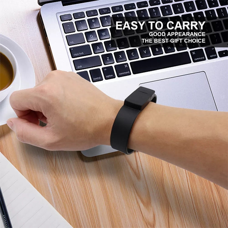 4GB Silicon Bracelets USB 2.0 Flash Disk, 4GB (Purple)