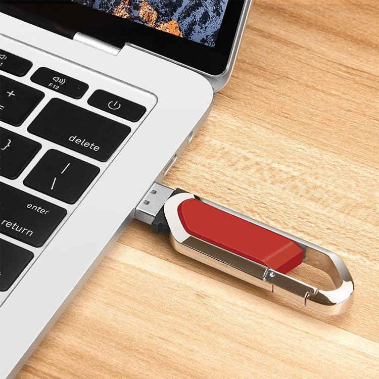 4GB Metallic Keychains Style USB 2.0 Flash Disk (Red), 4GB (Red)