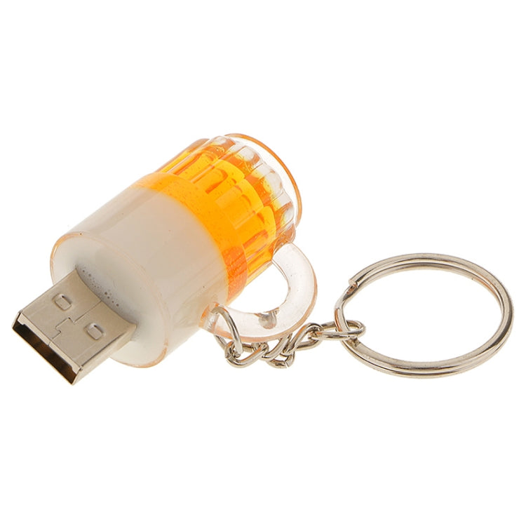 Beer Keychain Style USB Flash Disk with 8GB Memory, 8GB