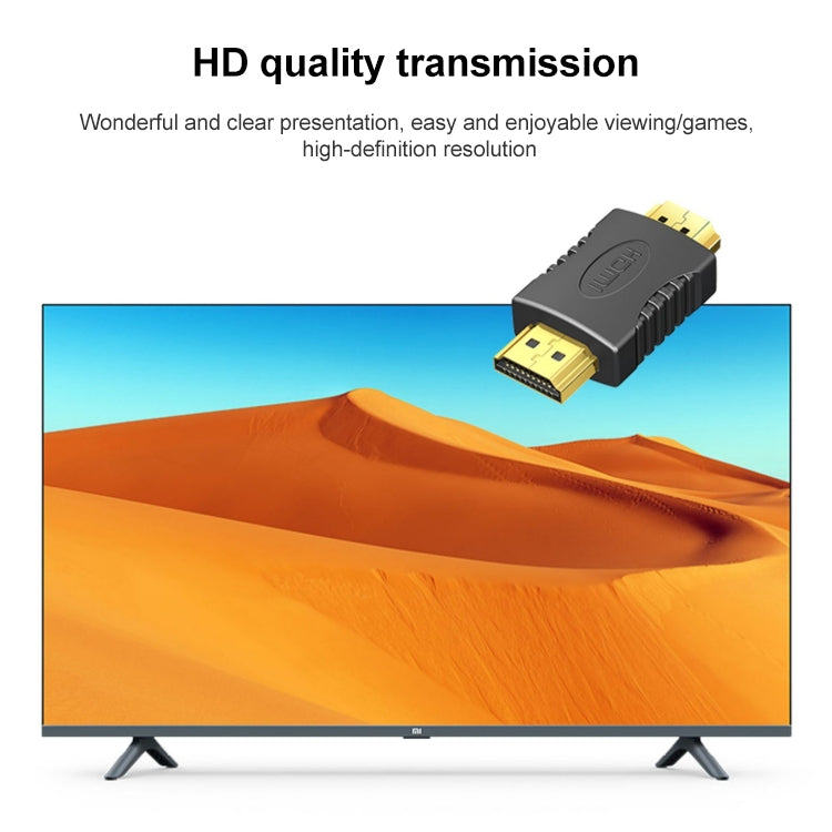 Gold Plated HDMI 19 Pin Male to HDMI 19 Pin Male Adapter, Support Full HD 1080P, HDMI Male to Male