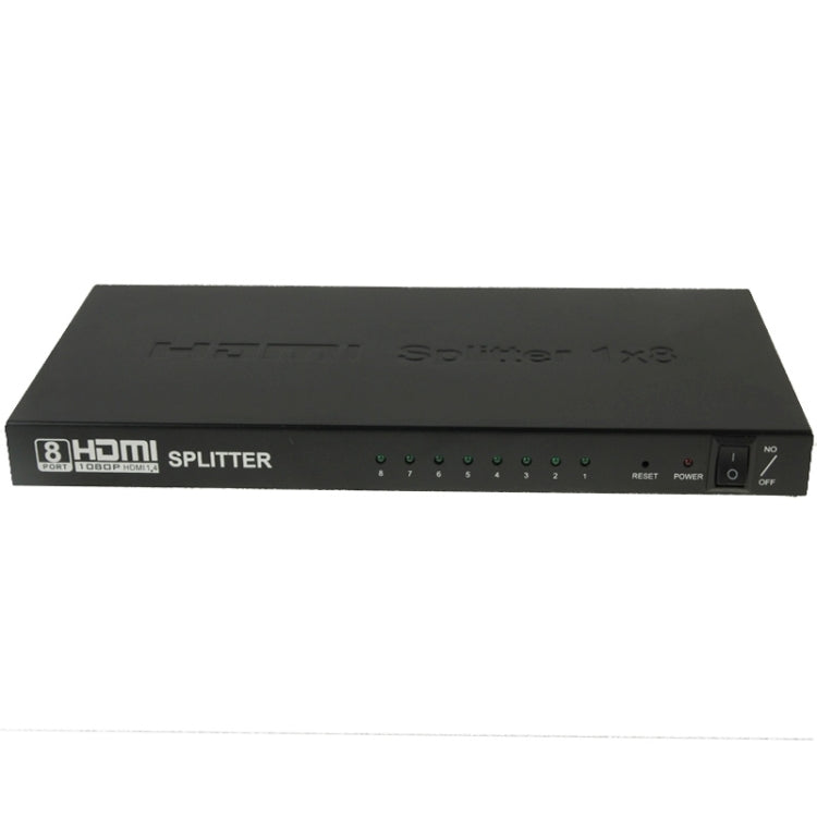 V1.4 Full HD 1080P 1 x 8 HDMI Amplifier Splitter, Support 3D, 1x8 HDMI, Support 3D