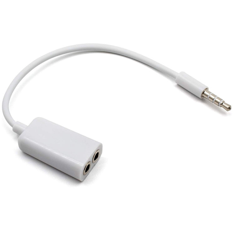 Aux Audio Cable 3.5mm to 2 x Female Splitter Adapter, Compatible with Phones, Tablets, Headphones, MP3 Player, Car/Home Stereo & More
