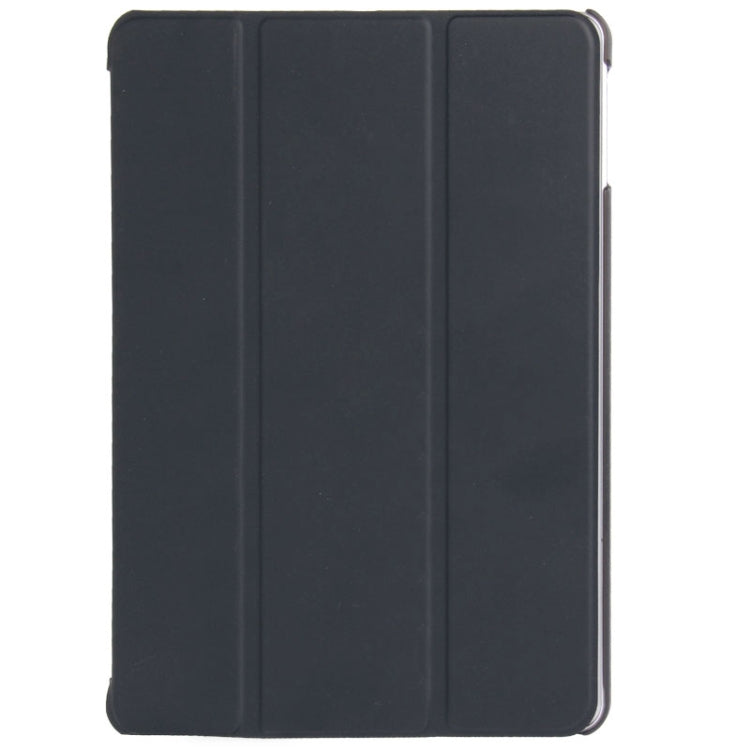 3-folding Leather Cover Frosted Plastic Case with Holder & Sleep / Wake-up Function for iPad Air