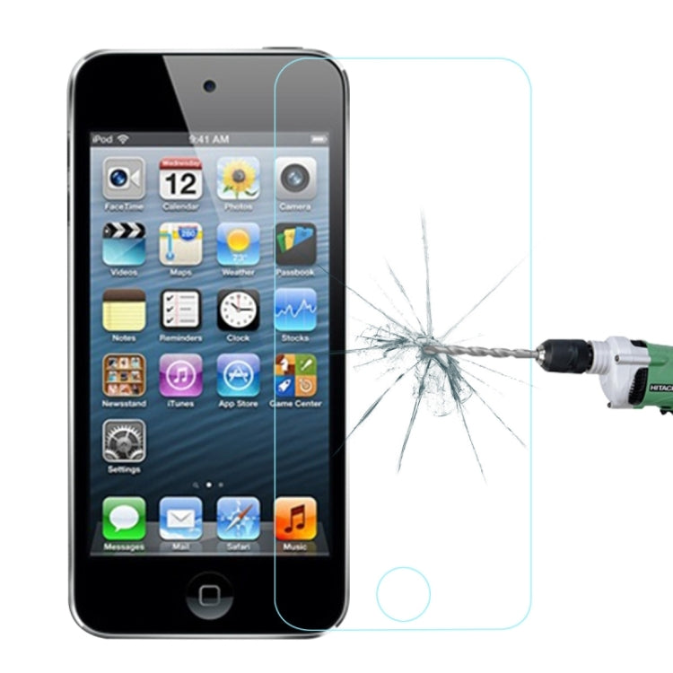 0.26mm Ultra-thin Transparent Full Screeen Explosion-proof Tempered Glass Film for iPod touch 5 & touch 6, For iPod Touch 5(1 PC)