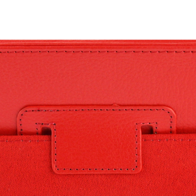 High Quality Litchi Texture Folding Leather with Sleep / Wake-up & Holder Function for iPad 2 / iPad 3 / iPad 4