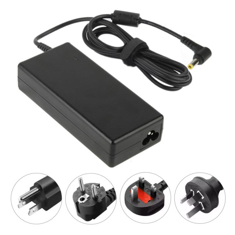 AC 19V 4.74A Power Adapter for HP Laptop, Output Tips: 5.5mm x 2.5mm, 5.5mm x 2.5mm