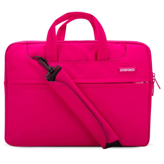 POFOKO 12 inch Portable Single Shoulder Laptop Bag for Laptop, 12 inch Magenta, 12 inch Blue
