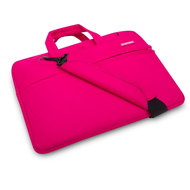 POFOKO 12 inch Portable Single Shoulder Laptop Bag for Laptop, 12 inch Magenta, 12 inch Blue