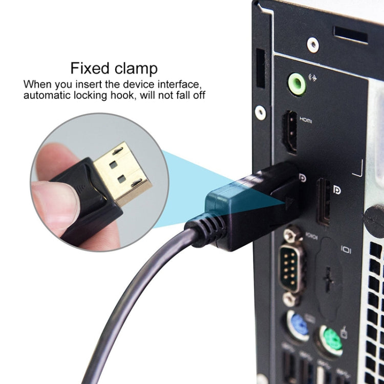 DisplayPort Male to HDMI Male Adapter Cable, Length: 1.8m, DP to HDMI Male White