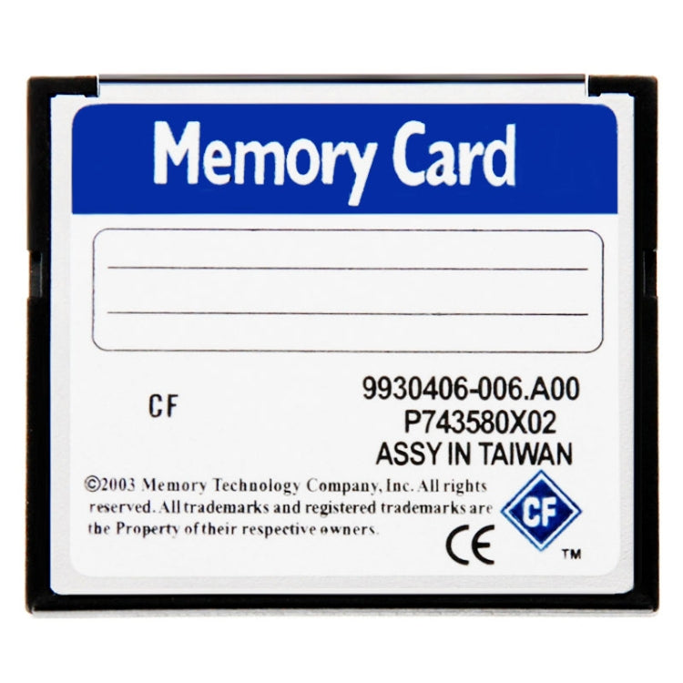 Compact Flash Digital Memory Card (100% Real Capacity), 1GB, 2GB