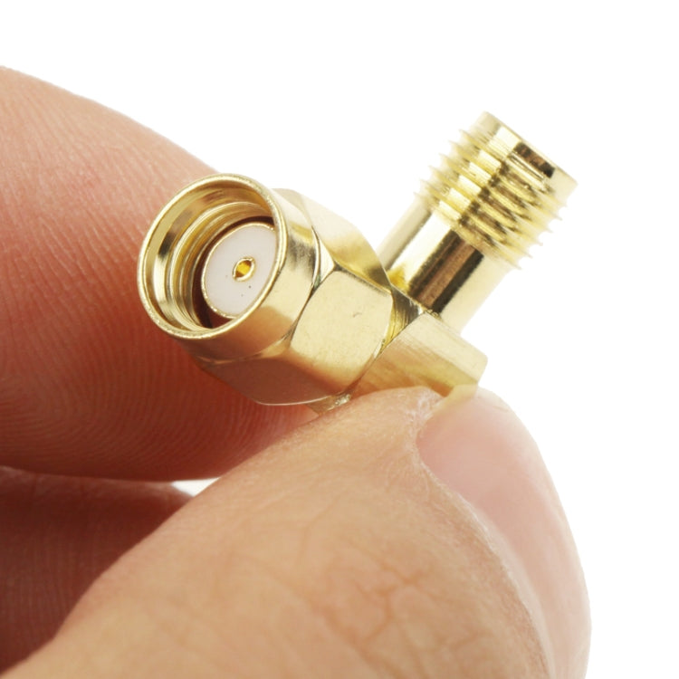 Gold Plated RP-SMA Male to SMA Female Adapter, RP-SMA Male to SMA Female