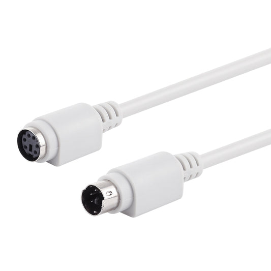6 Pin PS/2 Keyboard / Mouse Extender Cable (PS/2 male to PS/2 female), Length: 3m, PS/2 Male to PS/2 Female, 1.2m, PS/2 Male to PS/2 Female, 3m