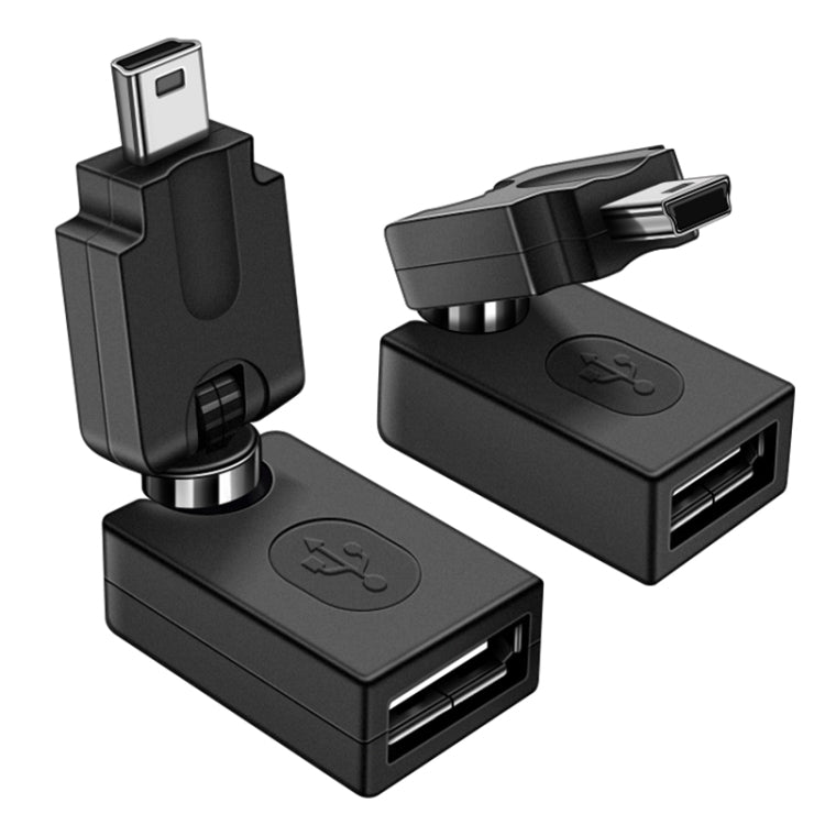High Quality USB 2.0 AF to OTG Mini USB Adapter, Support 360 Degree Rotation, USB 2.0 AF