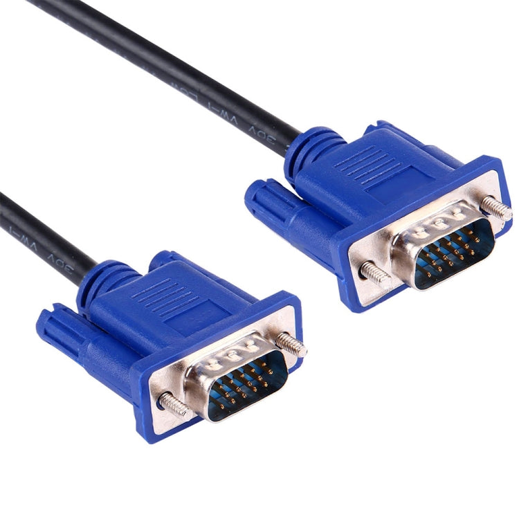 3m High Quality VGA 15Pin Male to VGA 15Pin Male Cable for LCD Monitor / Projector, 3m