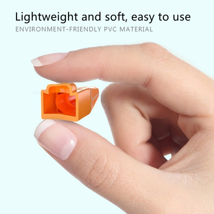Network Cable Boots Cap Cover for RJ45, Green (500 pcs in one packaging , the price is for 500 pcs), 500 Pcs Grey, 500 Pcs Black, 500 Pcs Red, 500 Pcs Blue, 500 Pcs White, 500 Pcs Yellow, 500 Pcs Green