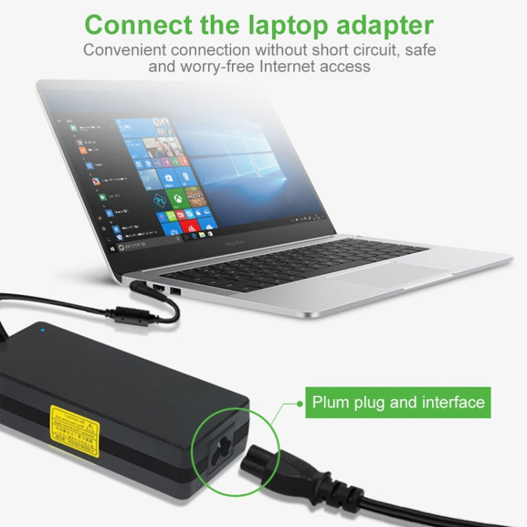 3 Prong Style US Notebook Power Cord, Cable Length: 1.8m, US Plug, Length:1.8m