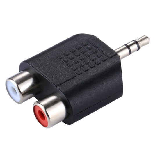 RCA Female to 3.5mm Male Jack Audio Y Adapter, 2 RCA(AV) Female to 3.5mm