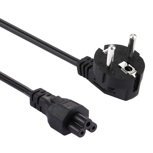 1.5m 3 Prong Style EU Notebook Power Cord, EU Plug, Length:1.5m