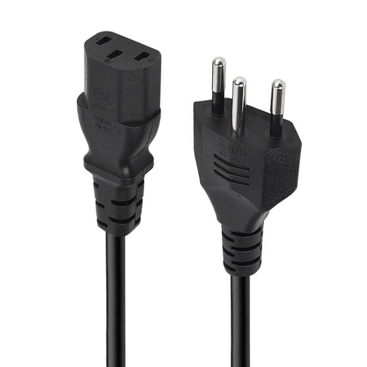 3 Prong Style Brazil AC Power Cord, Length: 1.8m ( OD6.8 ), Brazil Plug, 1.8m